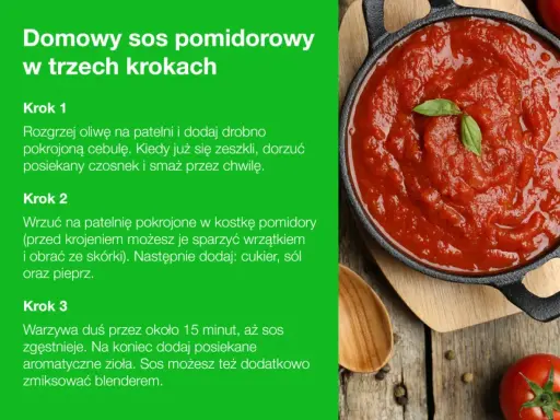 Idealny sos pomidorowy ze świeżych pomidorów: przepis krok po kroku