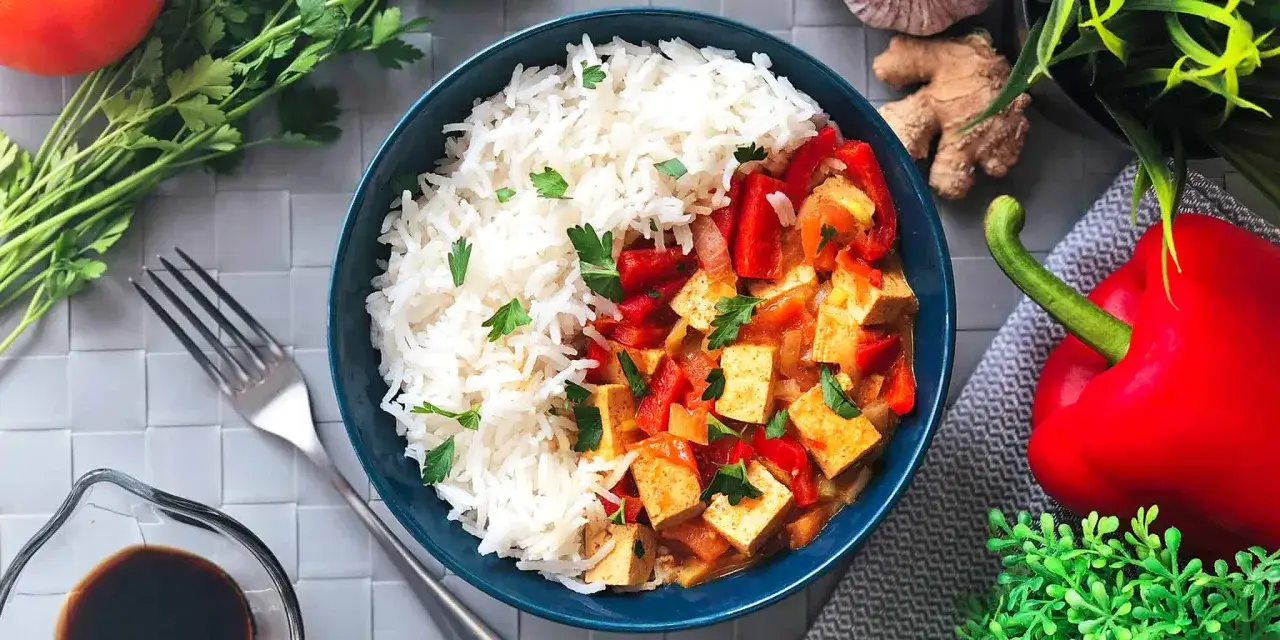 składniki na ryż z curry